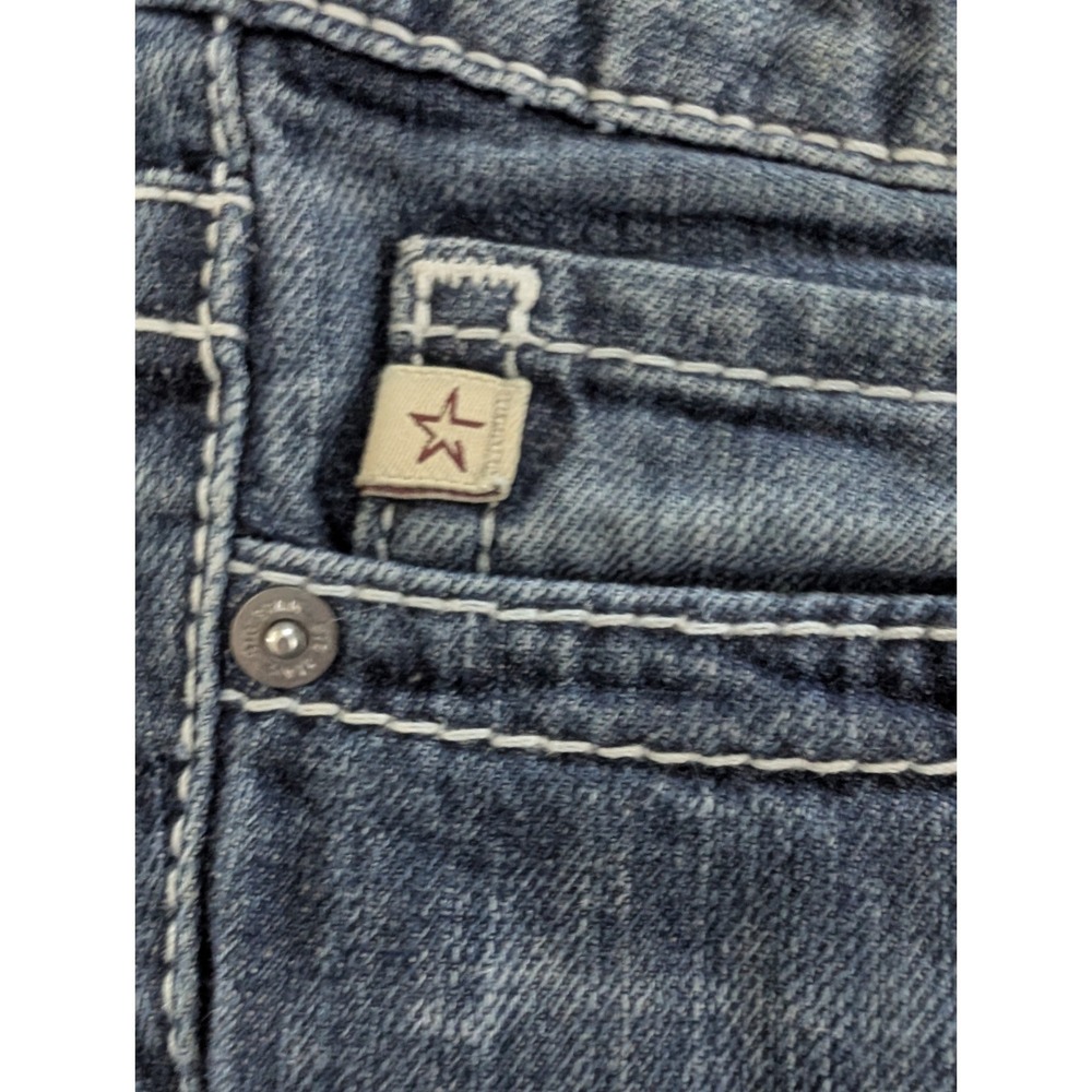 Big Star Sweet Low Rise Cutoff Denim Shorts Women's Size 25 Jorts - Picture 7 of 16